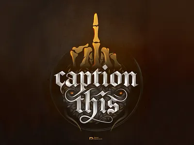 Caption this custom grunge logo poster typography