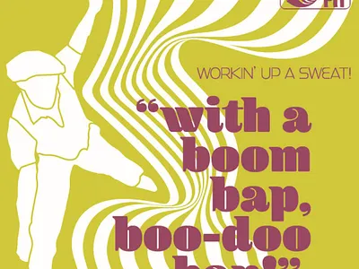 jazzdance design illustration typography vector