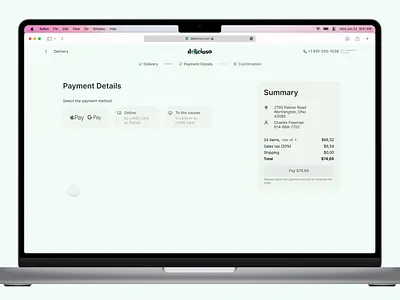 Concept Checkout/ Payment Details billing checkout design e commerce e grocery forms logo payment details product design prototype ui ux