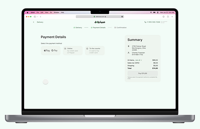 Concept Checkout/ Payment Details billing checkout design e commerce e grocery forms logo payment details product design prototype ui ux