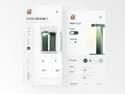 Smart Home App app appdesign design interaction interaction design interface minimal smart smart home ui uidesign ux uxdesign