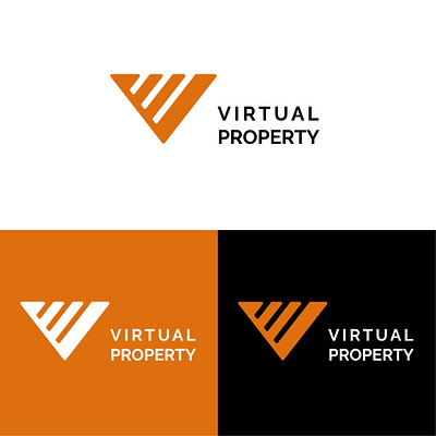 Virtual Property Logo logo logo design logo type logodesign logos logotype print property property logo rai tahir