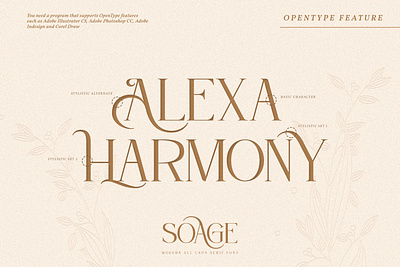 Soage-Modern Sans Serif Font beautiful branding design elegant fonts font font design fonts collection handwriting handwritten lettering logo modern sans serif sans serif font sans serif fonts script serif serif font serif fonts unique