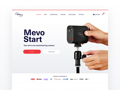 Mevo design ui ux webdesign website