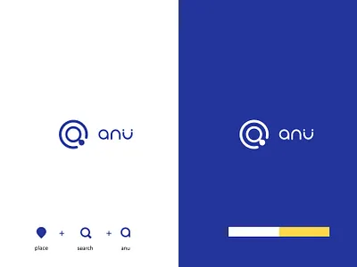 Anu anu blue logo branding logo logo design minimalist logo modern logo modern logo design pictoral mark simple logo startup startup branding tech tech logo