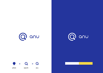 Anu anu blue logo branding logo logo design minimalist logo modern logo modern logo design pictoral mark simple logo startup startup branding tech tech logo