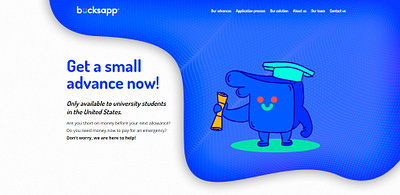 App Landing page app design ui website