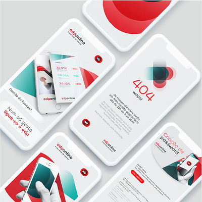 EDP online app app design application branding design edp flat minimal ui uiux ux web website