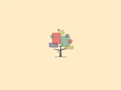 Minimalist Tree Design brandidentity branding creative flatdesign graphic design illustration illustrator cc logo logodesign vector