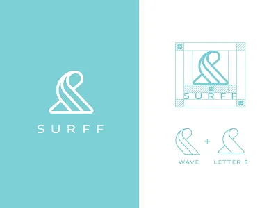 Surff - Logo Design brand identity branding graphic design logo logo design logo designer logos surf surf logo