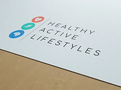 Healthy Active Lifestyles Brand Identity brand brand identity branding design education graphic design health identity logo logo design physical education school