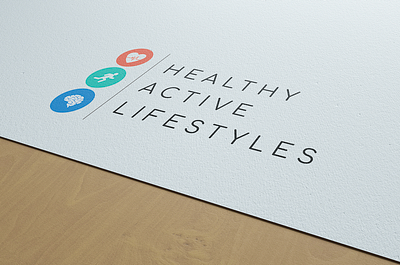 Healthy Active Lifestyles Brand Identity brand brand identity branding design education graphic design health identity logo logo design physical education school