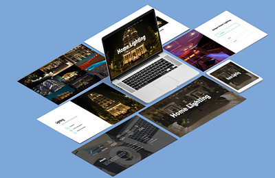 Web Design Home Lighting responsive design shope store web design