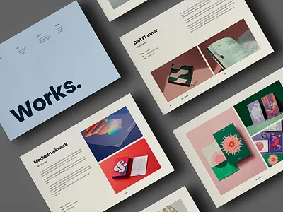 Portfolio Template brochure design graphic designer multipurpose portfolio template work
