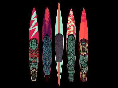 SUP paddleboards custom ocean paddle board paddleboard sup surf tiki wave