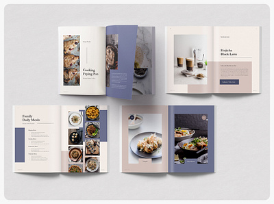 SALTY Editorial Cookbook a4 cookbook ebook editorial food magazine food recipe foodie indesign template layout design magazine minimalist modern multipurpose print print design restaurant salty template templates us letter