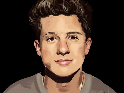 Charlie Puth - Portrait adobe photoshop adobe xd celebrity charlie puth design digital illustration digitalart fan art graphicdesign music music artist photoshop photoshop brush