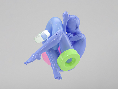 Pluto 3d 3d art abstract art c4d cinema 4d cinema4d future illustration model octane render space texture