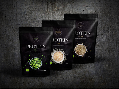 Foods by Ann package ania lewandowska anna lewandowska branding design foods foods by ann hemp lewy packaging packaging design pea protein rice robert lewandowski