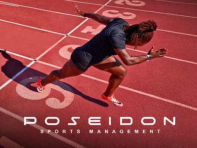 Deja Young Athlete Deck - Poseidon athlete athlete deck branding concept deck design graphic design olympic partnership pitch presentation promo promotion sports management