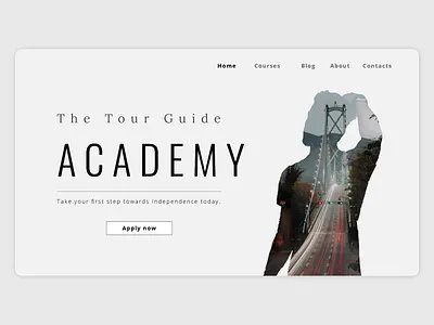 Visual concept for a homepage. affinitydesigner branding graphicdesign photography ui webdesign website