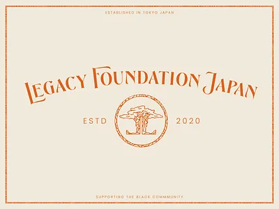 Legacy Foundation Japan brand identity branding color palette icon illustration logo
