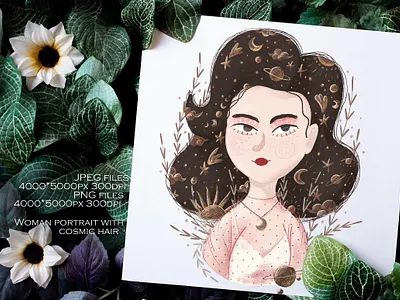 Illustrations of female portraits character character design character illustrations characters design female floral illustration illustration art illustration design illustration digital illustrations illustrations wallpaper jpg png portrait portraits transparent woman womans