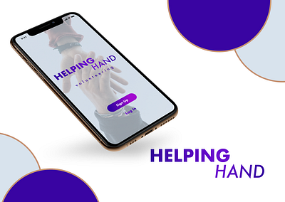 Helping Hand Header Image design logo ui