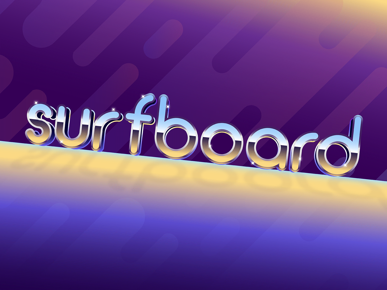 Surfboard Is Live! app branding design icon illustrator mobile typography ui ux vector