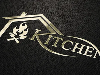 Kitchen Logo MockUp branding design logo typography