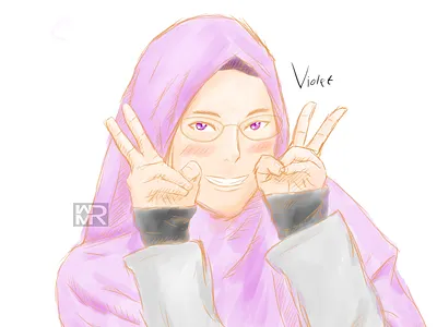 Ayunda Violet character character design illustration manga sketch