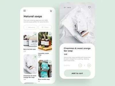 Soap ecommerce app design apps ecommerce ecommerce app mobile ui product design product page soap ui ui ux ui design ux