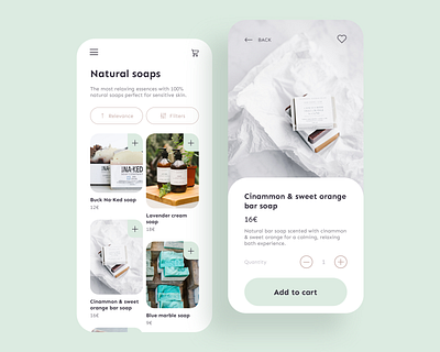 Soap ecommerce app design apps ecommerce ecommerce app mobile ui product design product page soap ui ui ux ui design ux