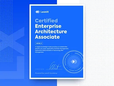 Certificate LX Academy EA Associate badge certificate enterprise software skilljar user onboarding