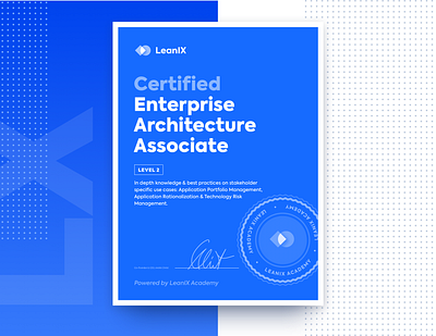 Certificate LX Academy EA Associate badge certificate enterprise software skilljar user onboarding