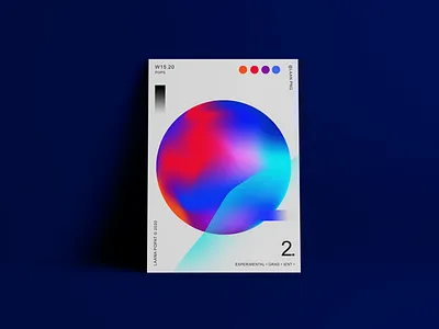 Gradient Orb | Poster baugasm bold color design gradients graphic designer graphicdesign illustration photoshop typography