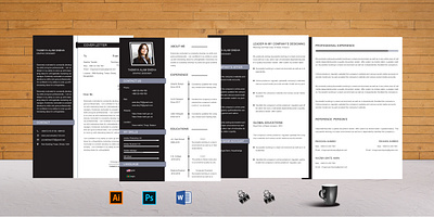 Resume design cover letter cover letter template coverletter cv cv design cv resume cv template resume resume clean resume cv resume design resume template