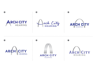 Arch City Hearing Logo Concepts