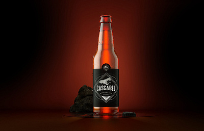 cascabel beer 3d illustration