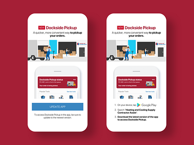 Dockside Pickup push notifications android interaction design ios marketing mobile mobile app mobile app design sketch app uiux user experience user interface