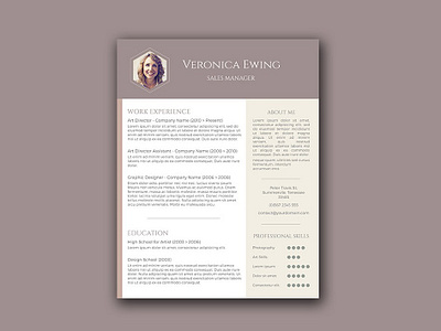 Free Word Resume Template with Creative Design cv free cv free cv template free resume free resume template freebie freebies resume
