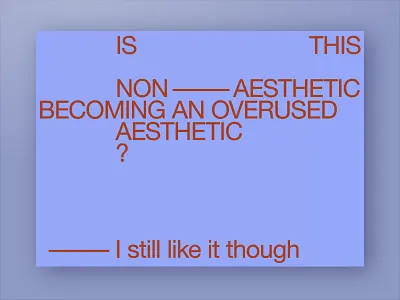 Aesthetic of Non-Aesthetic aesthetic brutalism brutalist brutalist design retro typography