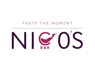 Nicos Bar - New logo design brand branding creative flat illustration logo logo design modern typography vector