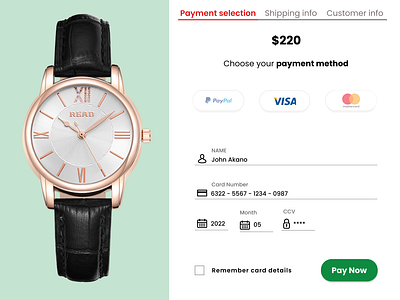 #Daily UI #002 design minimal ui ux web
