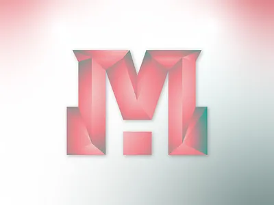 "M" lettering illustration branding icon illustration illustrator lettering logo minimal type typography vector