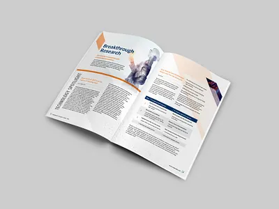 Technology Spotlight Article Layout design