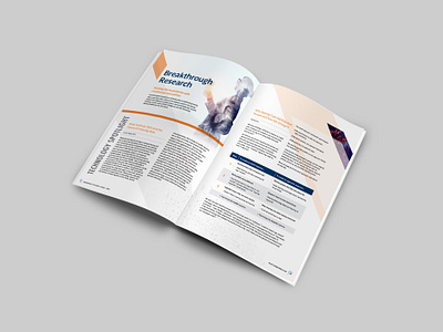 Technology Spotlight Article Layout design