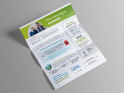 Retail Direct Mail Template design
