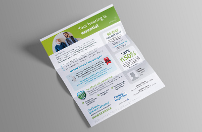 Retail Direct Mail Template design