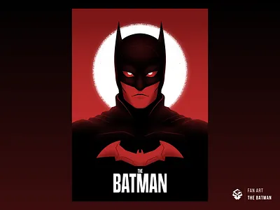 The Batman | Fan art poster art batman comic dc design illustrator poster vector